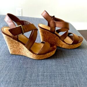 5 Inch Heel Strappy Wedges